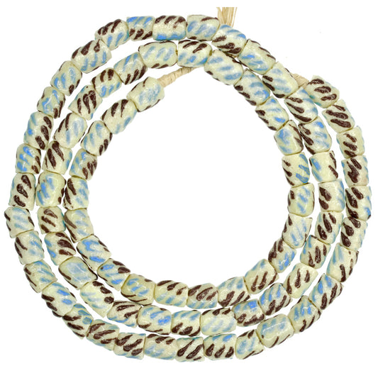 Fancy Powder Glass Beads - Imitation Venetian Trade Beads (7Mm)