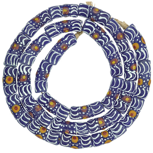 New 9Mm Powder Glass Beads, African Trade Beads From Ghana