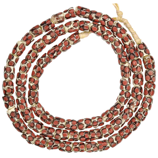 Authentic African Eye Powder Glass Beads - Handmade Krobo Beads