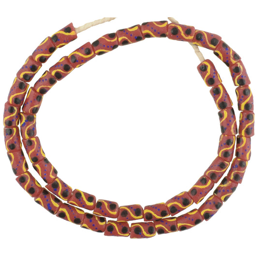 New Powder Glass Krobo Beads - Imitation Venetian Fancy Trade Beads