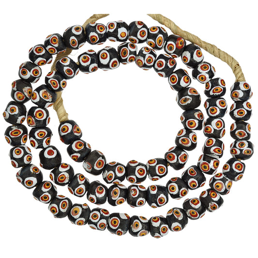 African Trade Beads - Venetian Eye Style Powder Glass Beads