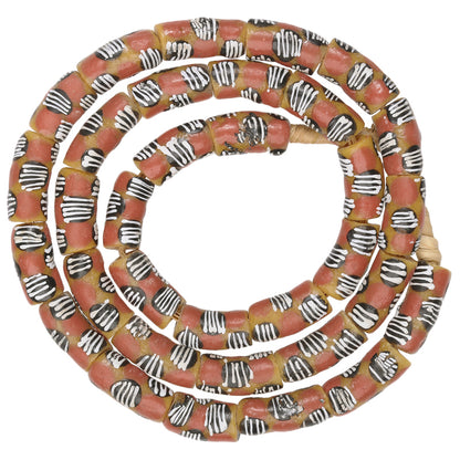 Vibrant Powder Glass Beads - Handmade Krobo African Trade Beads