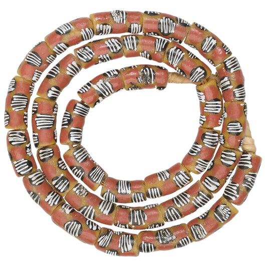Vibrant Powder Glass Beads - Handmade Krobo African Trade Beads