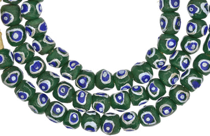 New Powder Glass Beads From Ghana - Fancy African Trade Beads - alternate view