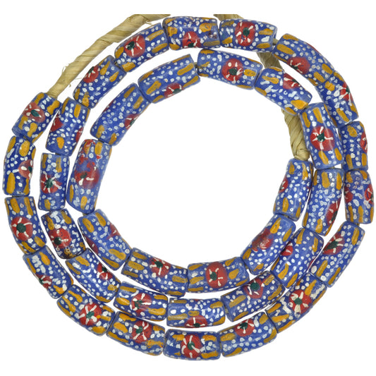 Colorful Krobo Powder Glass Beads - Handmade African Trade Beads
