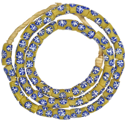 New Fancy Krobo Powder Glass Beads - Imitating Venetian Trade Beads