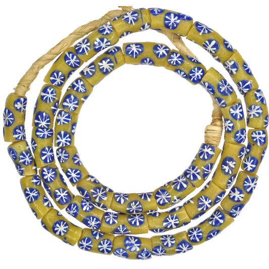 New Fancy Krobo Powder Glass Beads - Imitating Venetian Trade Beads