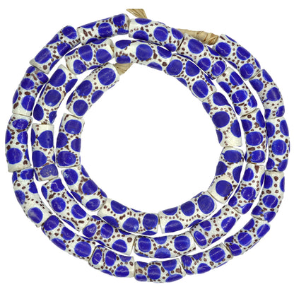 Handmade African Trade Beads - Venetian Eye Style Powder Glass Beads