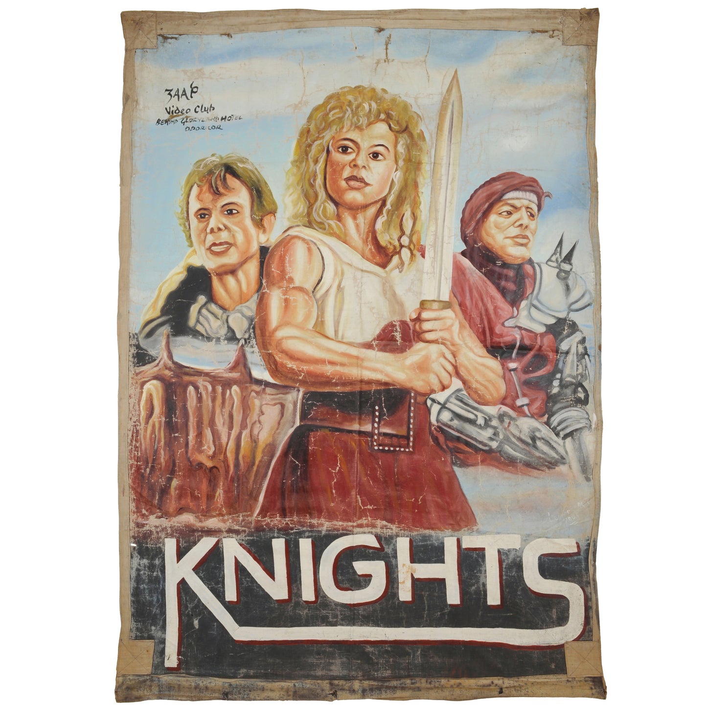 Knights Movie Poster | Authentic Hand-Painted Art From Ghana