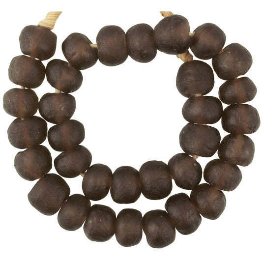 X-Large Translucent Krobo Glass Beads - African Trade Beads