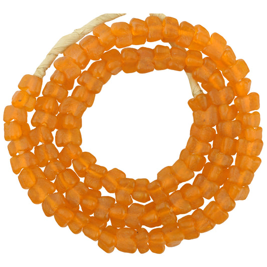 Translucent Krobo Glass Beads 9Mm Imitating Bohemian Trade Beads