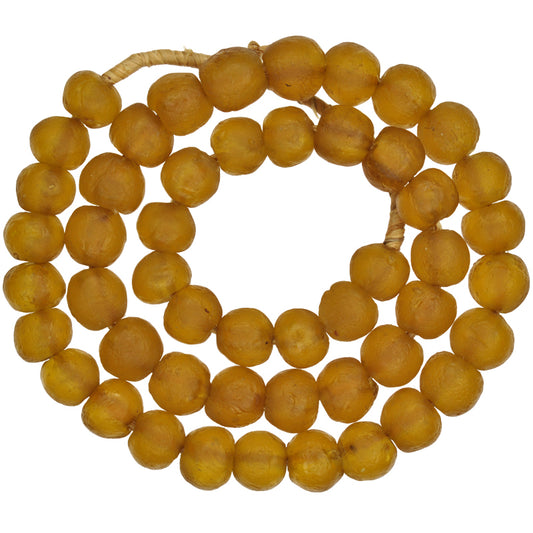 Translucent Krobo Powder Glass Beads - Recycled African Trade Beads