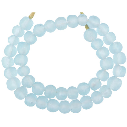 Translucent Krobo Glass Beads - 13-14Mm, Recycled African Trade Beads