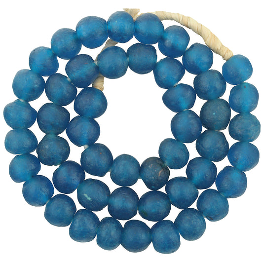 Translucent Krobo Glass Beads - Recycled African Trade Beads
