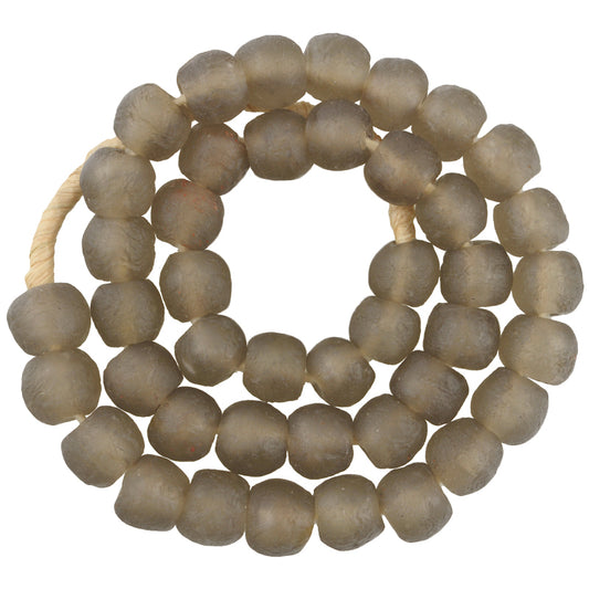 Translucent 14Mm Krobo Glass Beads - Ghana Recycled Trade Beads