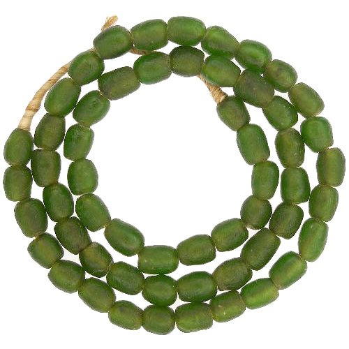 Translucent African Trade Beads - Krobo Recycled Glass Beads 10Mm