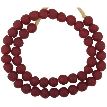 Translucent Krobo Glass Beads - African Recycled Trade Beads