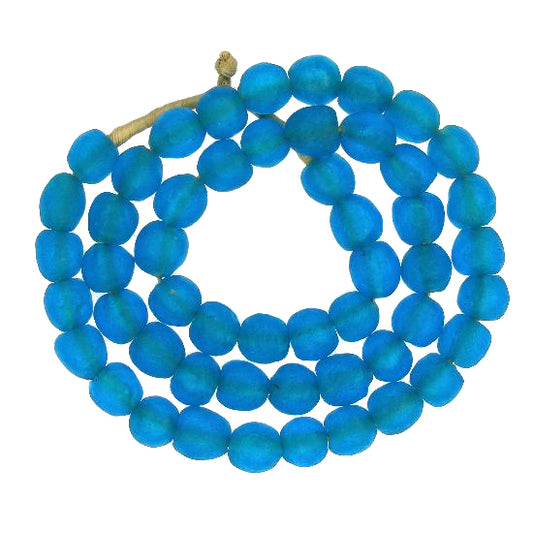 Translucent 11Mm Krobo Powder Glass Beads - African Trade Beads