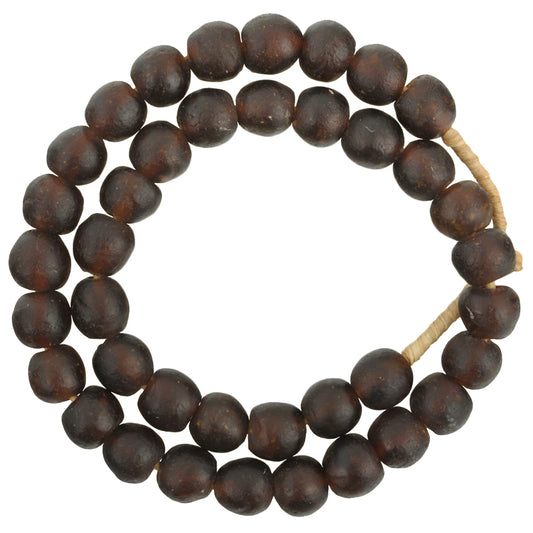 Large Translucent Krobo Glass Beads - Recycled African Trade Beads