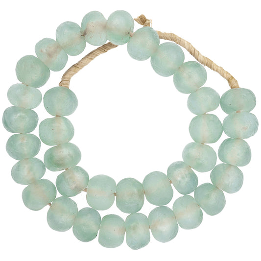 X-Large Translucent Recycled Krobo Glass Beads - 20-22Mm