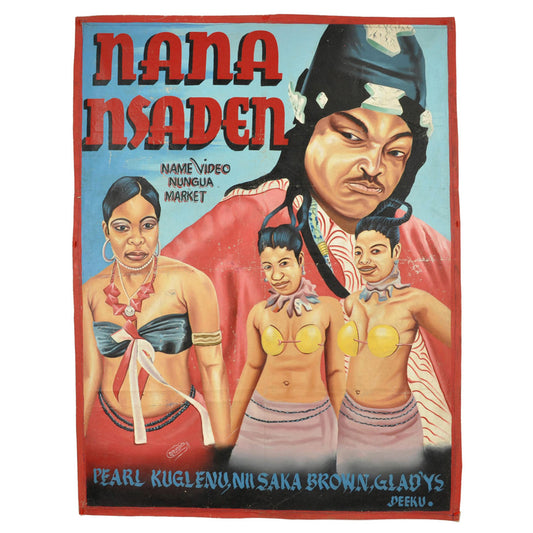 Nana Nsaden Movie Poster - Hand-Painted Ghana African Art