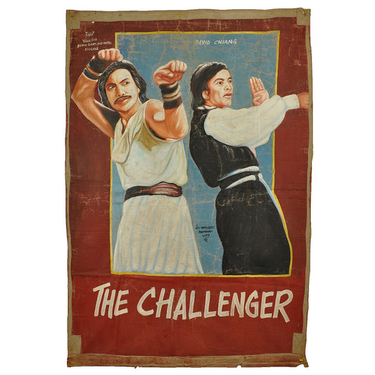 The Challenger Movie Poster - Hand-Painted In Ghana (61"X43")