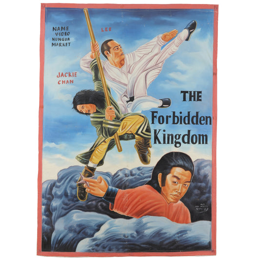 The Forbidden Kingdom Movie Poster - Hand-Painted Art From Ghana