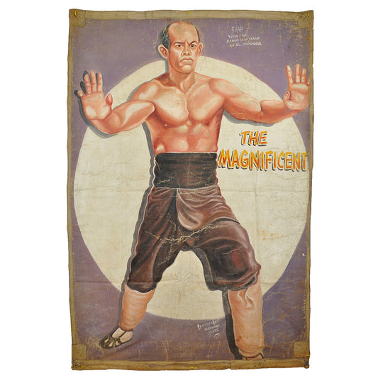 The Magnificent Butcher Movie Poster - Hand Painted In Ghana