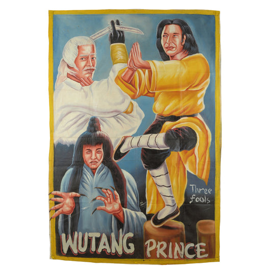 Wutang Prince Movie Poster - Hand Painted Authentic African Art