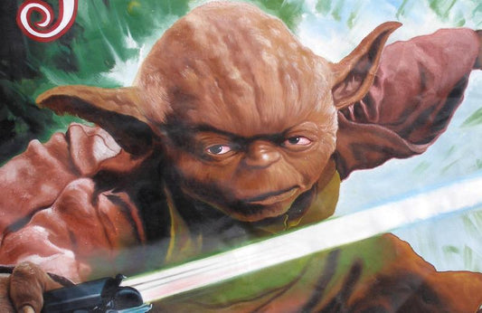 Authentic Yoda Star Wars: Empire Strikes Back Ghana Art Poster - alternate view