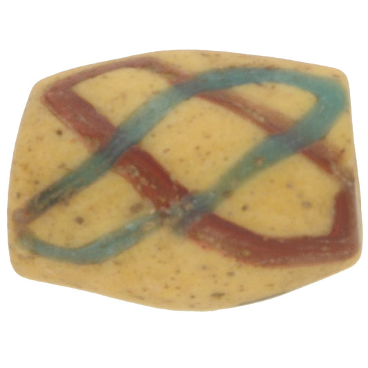 Old African Trade Bead Akoso Powder Glass Krobo Ghana West Africa Authentic Sb-33249