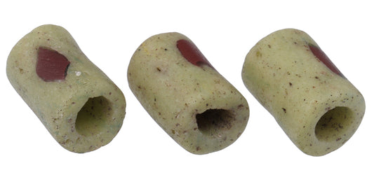 Rare Old Authentic Akoso African Glass Trade Beads Ghana 3Pc. Sb-25844 - alternate view