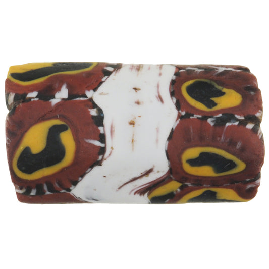 Rare Antique Venetian Banded Murano Bird Millefiori African Trade Bead