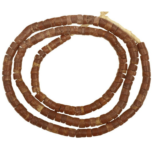 Medium Ghana Bauxite Beads - African Trade Beads Strand