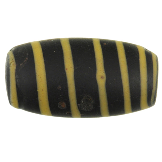 Beautiful Antique Bumble Bee Venetian Wound Glass African Trade Bead