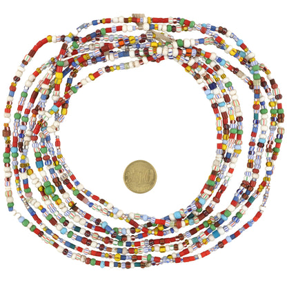 Tiny Vintage Christmas Czech Glass Seed Trade Beads (2-4 Mm)