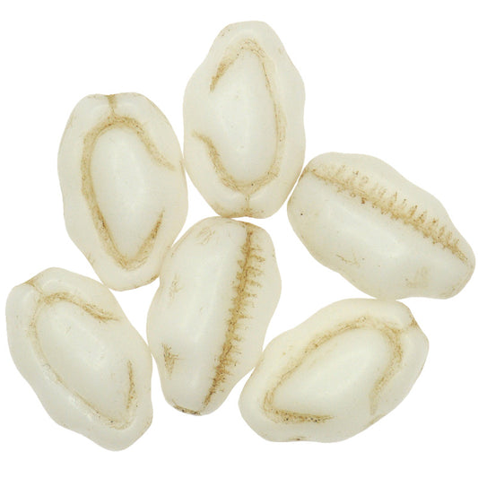 Vintage Cowry Shell Czech Bohemian Glass African Trade Beads