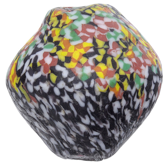 Large African Bicone Trade Beads - Recycled Glass From Ghana