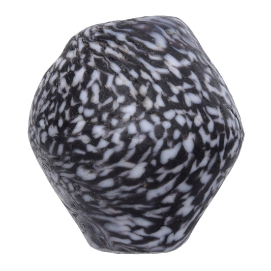 Large African Trade Beads - Recycled Glass Krobo Bicone From Ghana