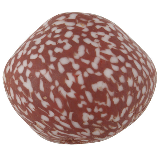 Large Bicone African Trade Bead - Recycled Ghana Glass Beads - close-up