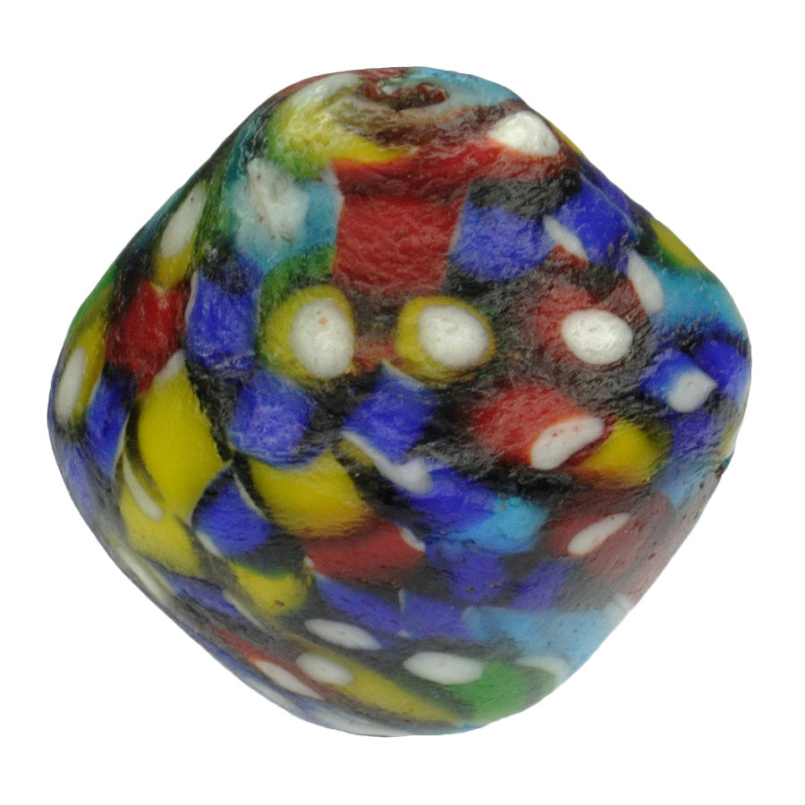 Large Bicone African Trade Beads - Recycled Glass From Ghana