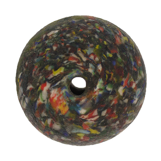Large African Bicone Recycled Glass Beads From Ghana - alternate view