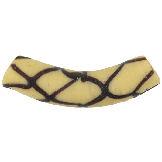 Rare Antique Rattle Snake Venetian Lampwork Glass Trade Bead, 31Mm