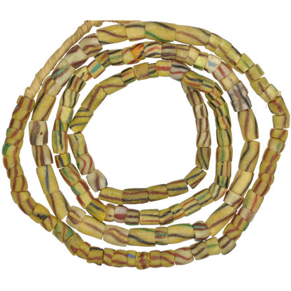 Old African Powder Glass Beads 6-7Mm - Krobo Ghana Trade Beads