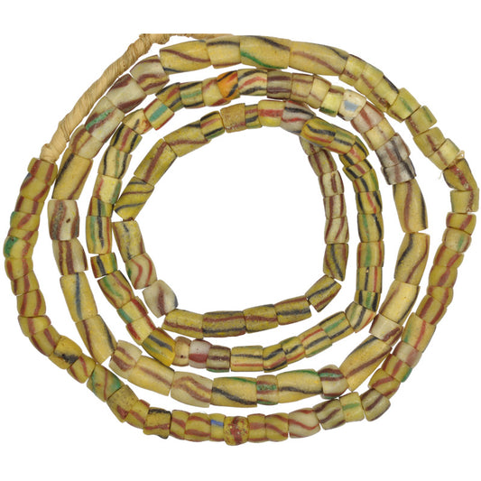 Old African Powder Glass Beads 6-7Mm - Krobo Ghana Trade Beads
