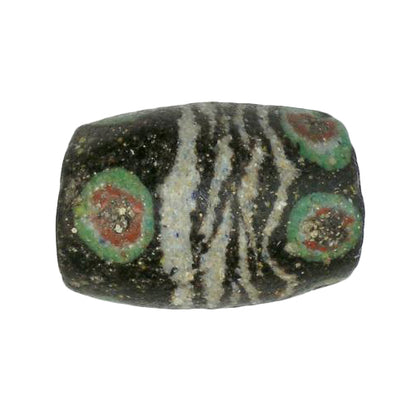 Old Ghana Krobo Powder Glass Bead | African Trade Bead 20X13Mm