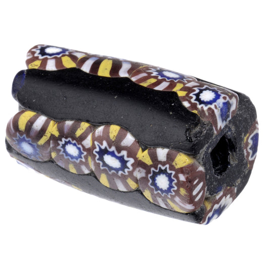 Antique Large Venetian Millefiori Mosaic Glass Trade Bead - African Trade