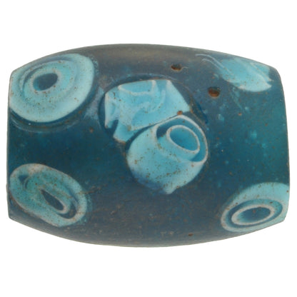 Rare Antique Large Oval Venetian Millefiori African Trade Bead - 20X14Mm