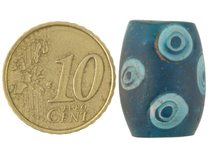 Rare Antique Large Oval Venetian Millefiori African Trade Bead - 20X14Mm - alternate view