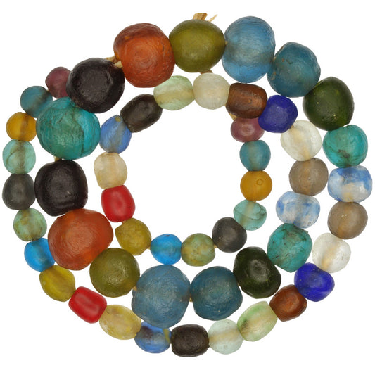 Translucent Krobo Glass Beads - Imitating Old Venetian Trade Beads